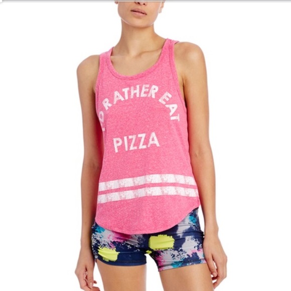 aveto Tops - “I’d rather eat pizza” tank top
